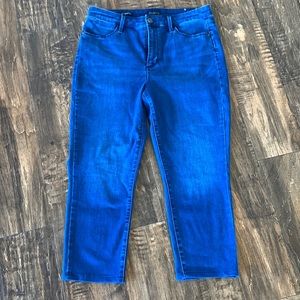 Talbots high waist, jegging crop sz 10 denim